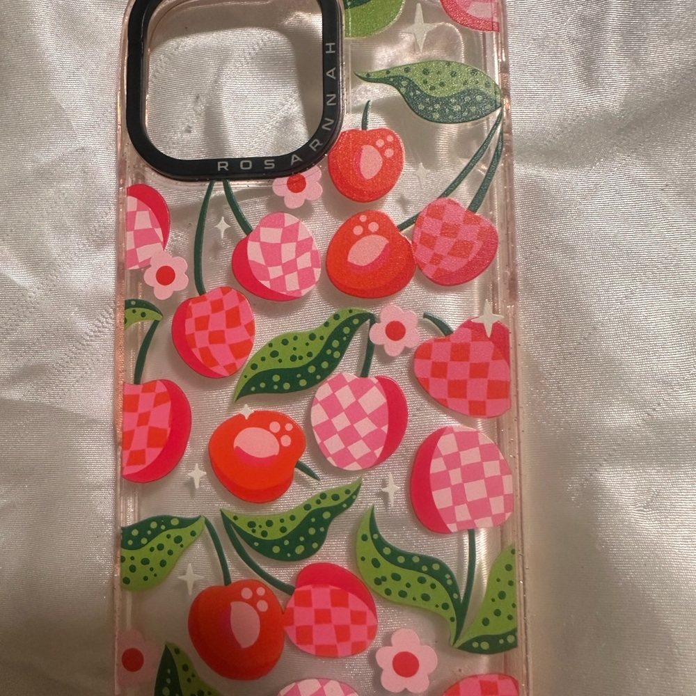Rosanna Cherry Design Phone Case - Red and Green